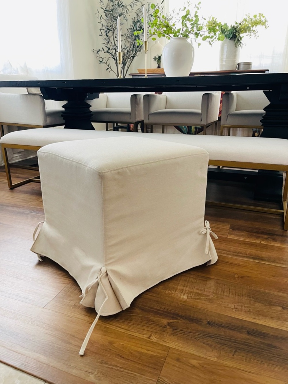 Threshold studio McGee cube ottoman